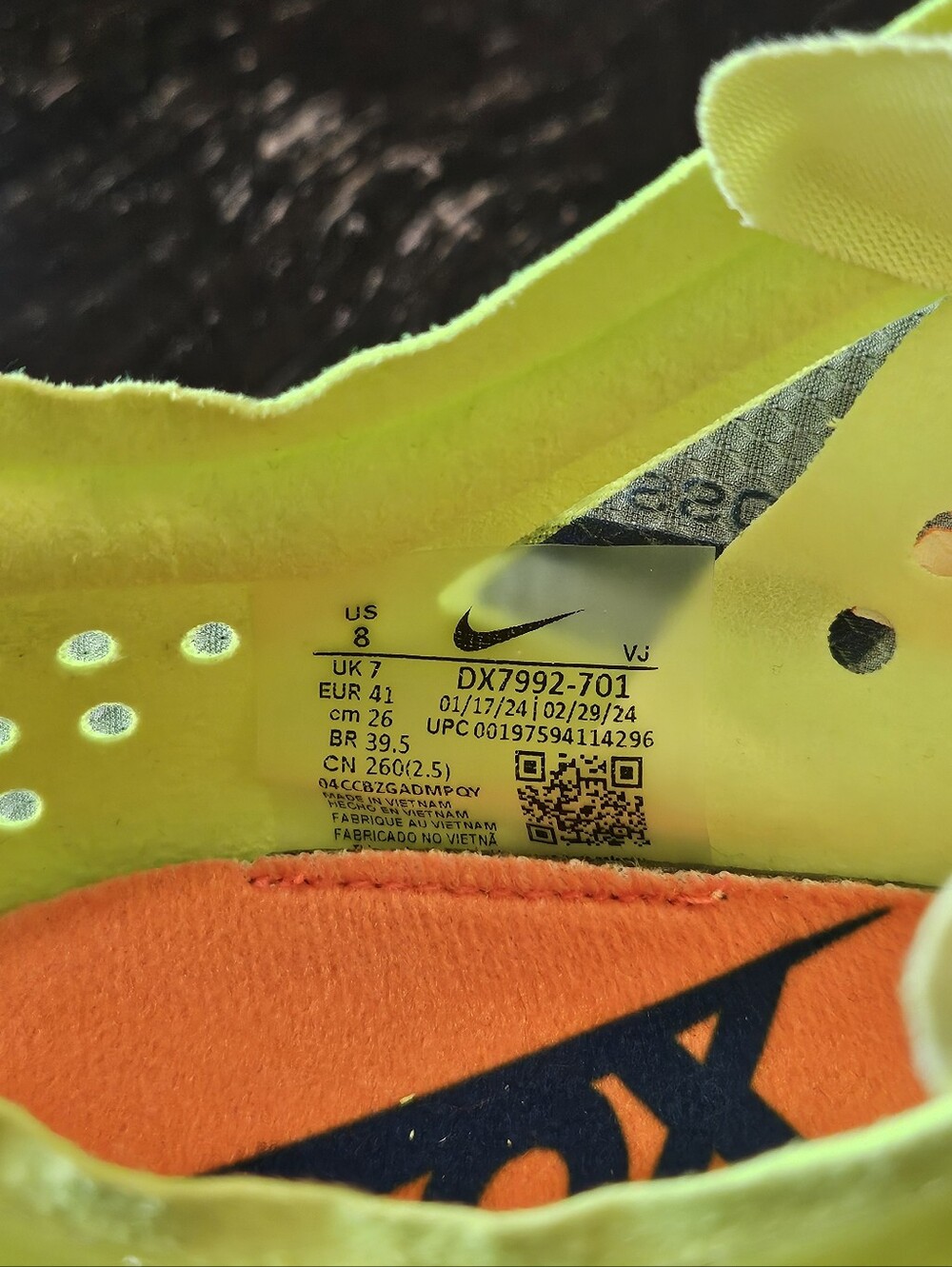 Nike Unisex Zoomx Dragonfly 2 Track And Field/XC Spikes - Picture 8 of 10